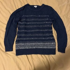 Navy Blue Fisherman’s Sweater